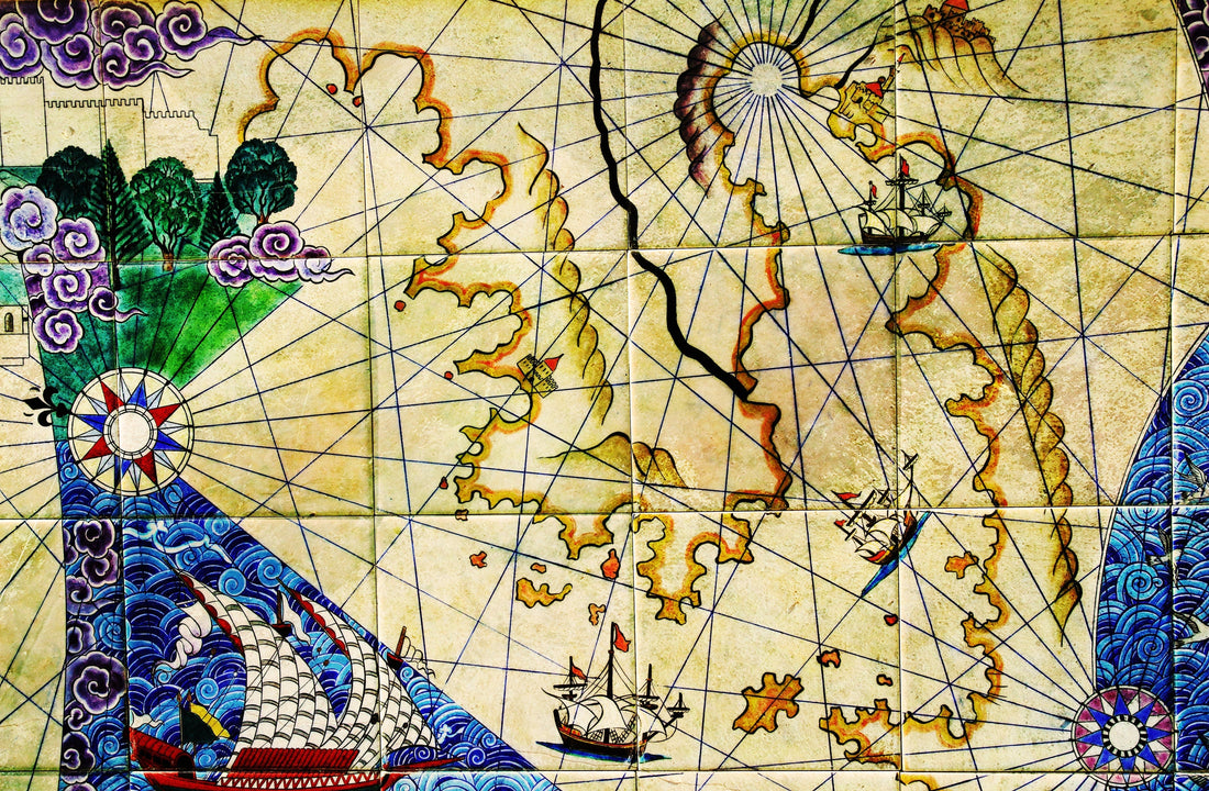 海図の歴史｜古代から現代までの航海地図の進化